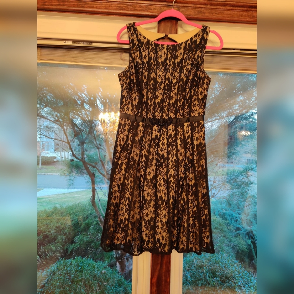 black cocktail dress